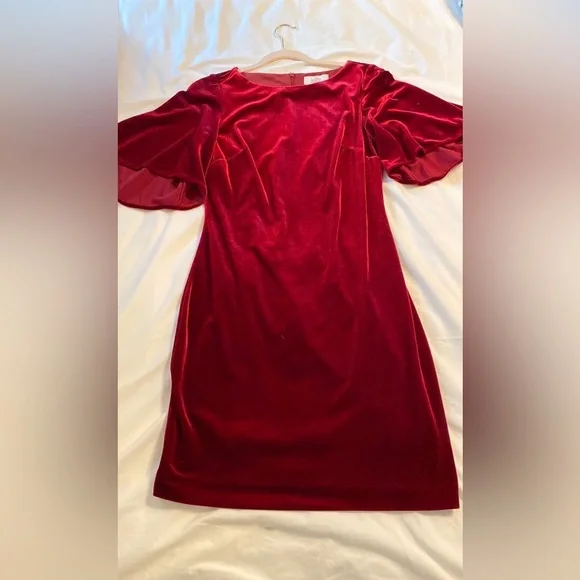 Badgley Mischka Dark Red Formal Dress